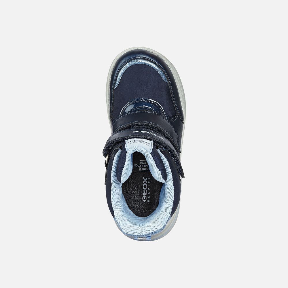 Geox Kiz Çocuk Ankle Bot Lacivert - Sveggen Abx - VZX-507962